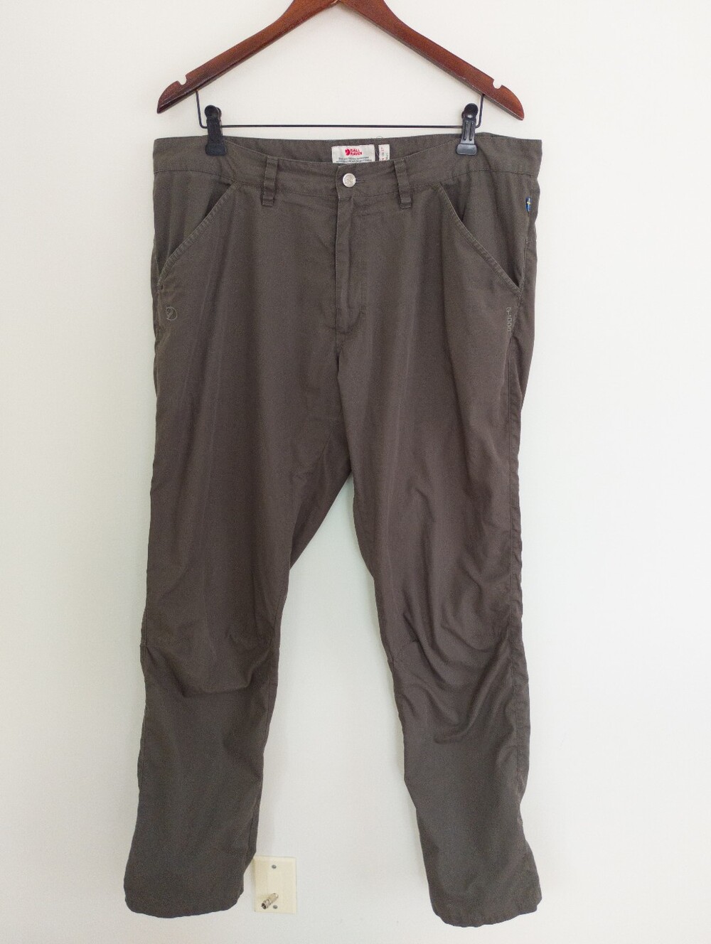 Fjällräven Men's High Coast Trousers G-1000 Lite Hiking Pants Dark Grey Size 37
